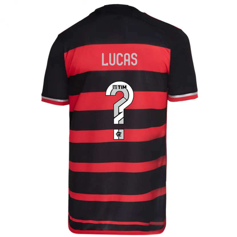 Danxen Hombre Camiseta Rayan Lucas #0 Negro Rojo 1ª Equipación 2024/25 La Camisa