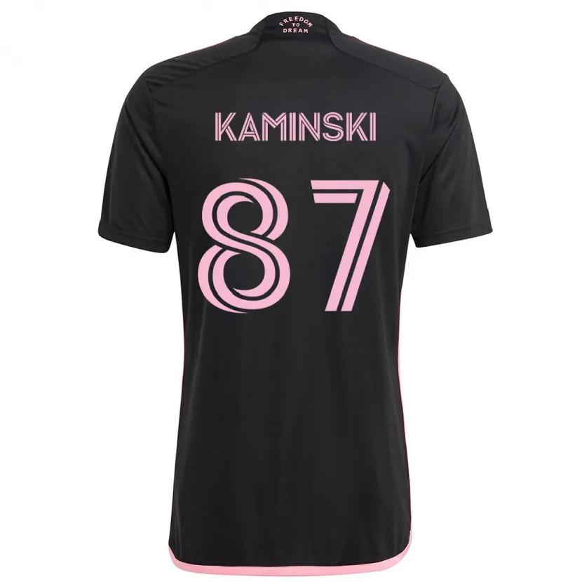 Danxen Hombre Camiseta Brett Kaminski #87 Negro 2ª Equipación 2024/25 La Camisa