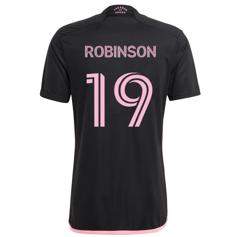 Danxen Hombre Camiseta Robbie Robinson #19 Negro 2ª Equipación 2024/25 La Camisa