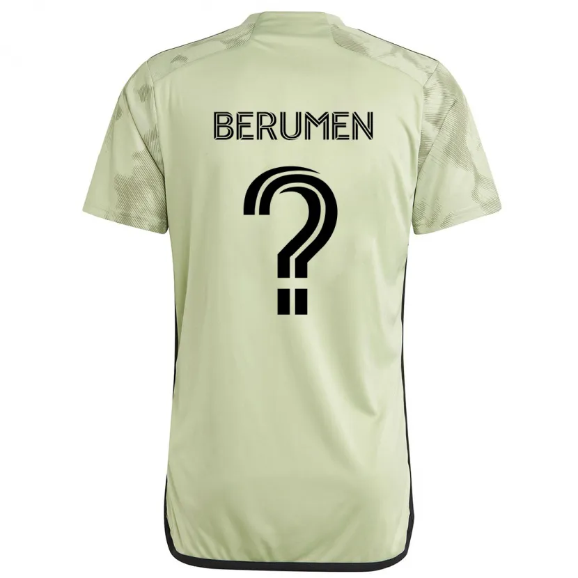 Danxen Hombre Camiseta Eddy Berumen #0 Verde Claro 2ª Equipación 2024/25 La Camisa