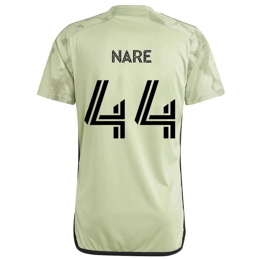 Danxen Hombre Camiseta Thabo Nare #44 Verde Claro 2ª Equipación 2024/25 La Camisa