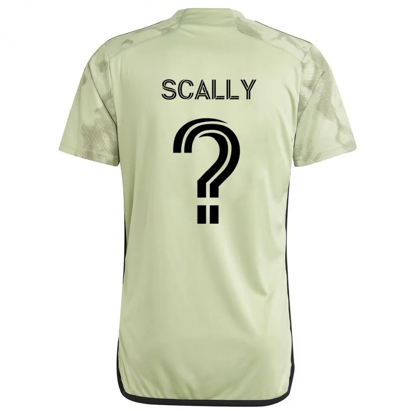 Danxen Hombre Camiseta Ethan Scally #0 Verde Claro 2ª Equipación 2024/25 La Camisa