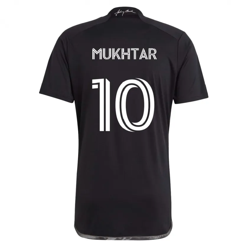 Danxen Hombre Camiseta Hany Mukhtar #10 Negro 2ª Equipación 2024/25 La Camisa