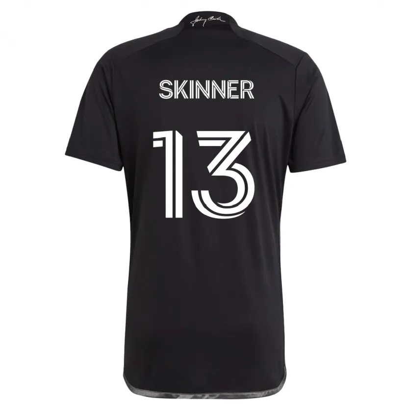 Danxen Hombre Camiseta Joey Skinner #13 Negro 2ª Equipación 2024/25 La Camisa