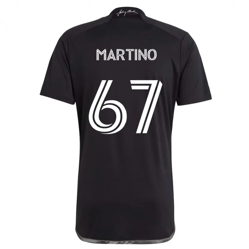 Danxen Hombre Camiseta Ben Martino #67 Negro 2ª Equipación 2024/25 La Camisa