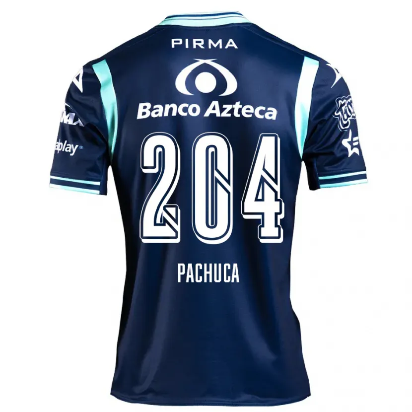 Danxen Hombre Camiseta José Pachuca #204 Azul Marino 2ª Equipación 2024/25 La Camisa