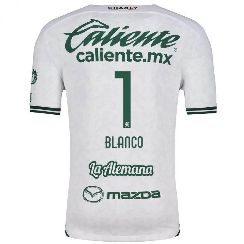 Danxen Hombre Camiseta Alfonso Blanco #1 Blanco Verde 2ª Equipación 2024/25 La Camisa