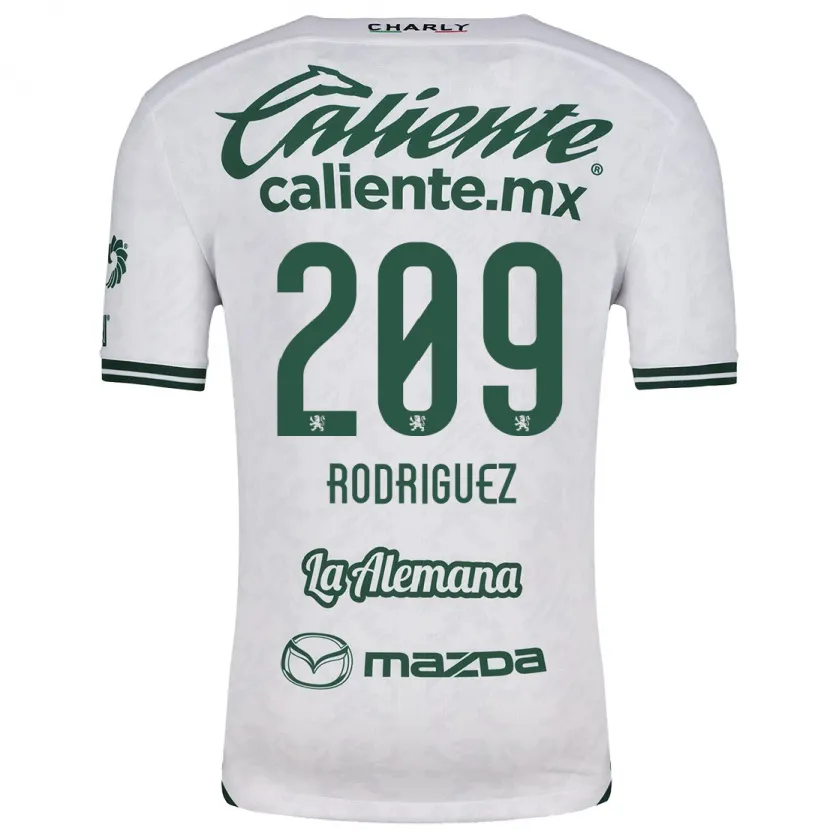 Danxen Hombre Camiseta Víctor Rodríguez #209 Blanco Verde 2ª Equipación 2024/25 La Camisa