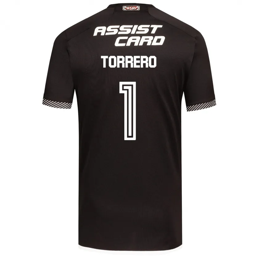 Danxen Hombre Camiseta Ryann Torrero #1 Blanco Negro 2ª Equipación 2024/25 La Camisa