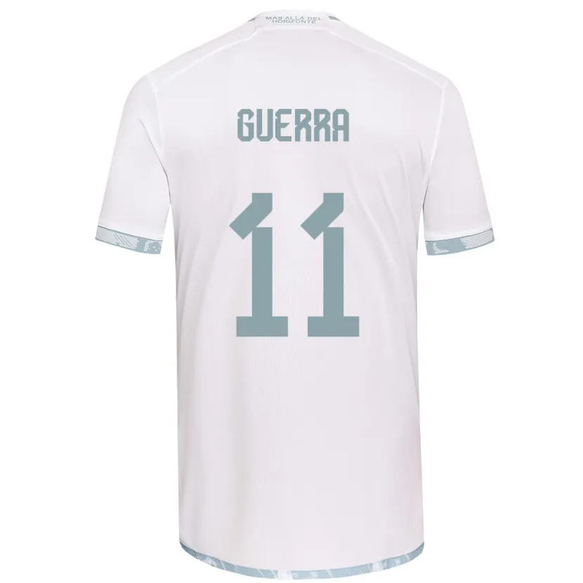 Danxen Hombre Camiseta Nicolás Guerra #11 Gris Blanco 2ª Equipación 2024/25 La Camisa