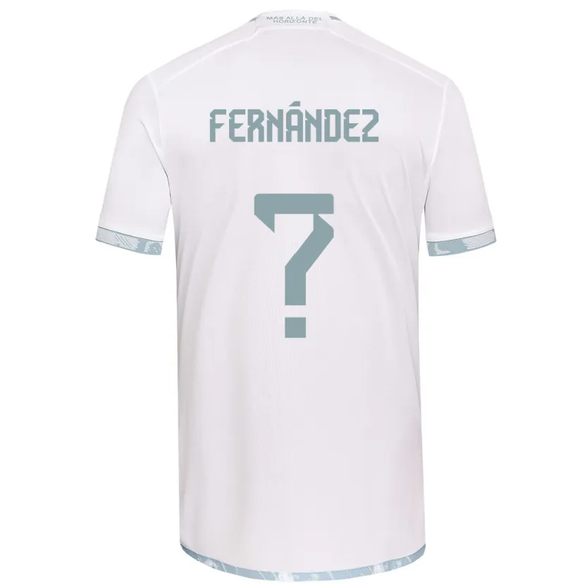 Danxen Hombre Camiseta Joaquín Fernández #0 Gris Blanco 2ª Equipación 2024/25 La Camisa