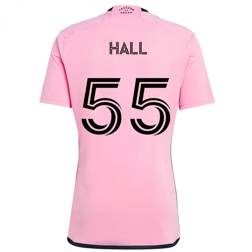 Danxen Mujer Camiseta Tyler Hall #55 Rosa 1ª Equipación 2024/25 La Camisa