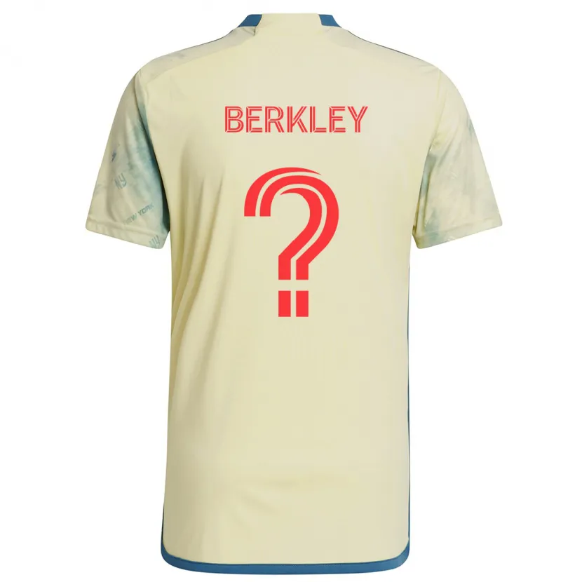 Danxen Mujer Camiseta Copeland Berkley #0 Amarillo Rojo Azul 1ª Equipación 2024/25 La Camisa