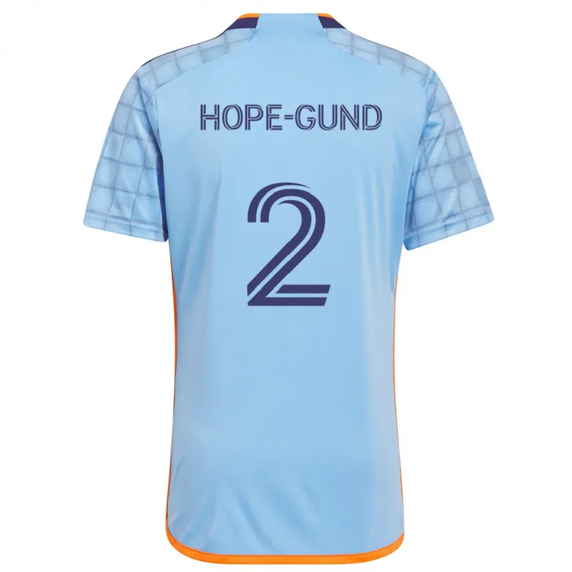 Danxen Mujer Camiseta Rio Hope-Gund #2 Azul Naranja 1ª Equipación 2024/25 La Camisa