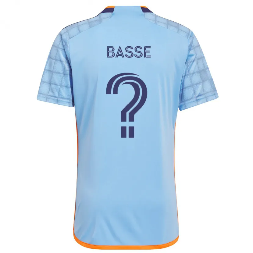 Danxen Mujer Camiseta Adam Basse #0 Azul Naranja 1ª Equipación 2024/25 La Camisa