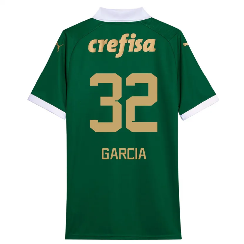 Danxen Mujer Camiseta Garcia #32 Verde Blanco 1ª Equipación 2024/25 La Camisa