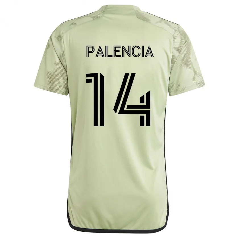 Danxen Mujer Camiseta Sergi Palencia #14 Verde Claro 2ª Equipación 2024/25 La Camisa