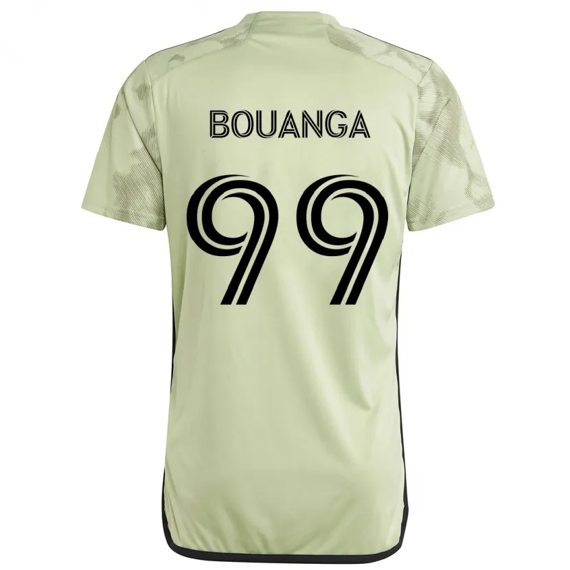 Danxen Mujer Camiseta Denis Bouanga #99 Verde Claro 2ª Equipación 2024/25 La Camisa