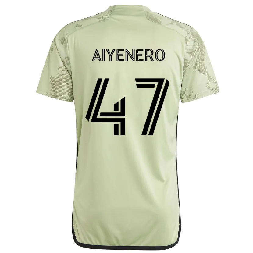 Danxen Mujer Camiseta Marius Aiyenero #47 Verde Claro 2ª Equipación 2024/25 La Camisa