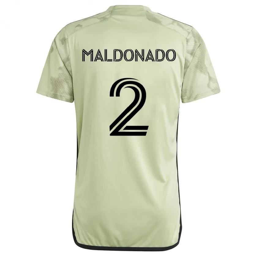 Danxen Mujer Camiseta Denil Maldonado #2 Verde Claro 2ª Equipación 2024/25 La Camisa