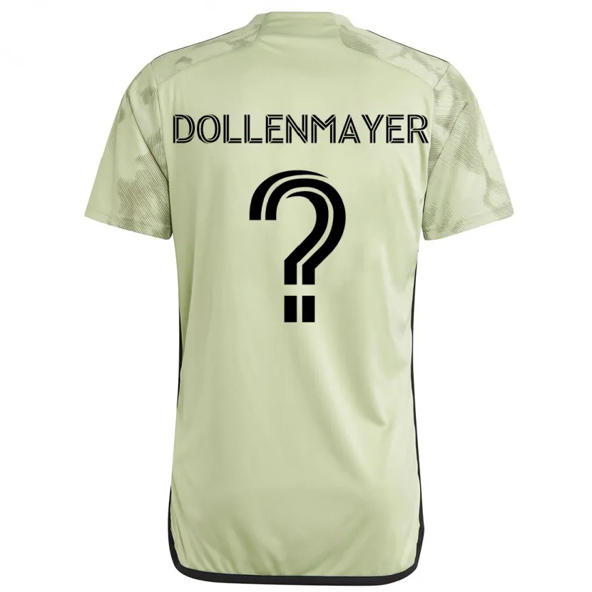 Danxen Mujer Camiseta Noah Dollenmayer #0 Verde Claro 2ª Equipación 2024/25 La Camisa