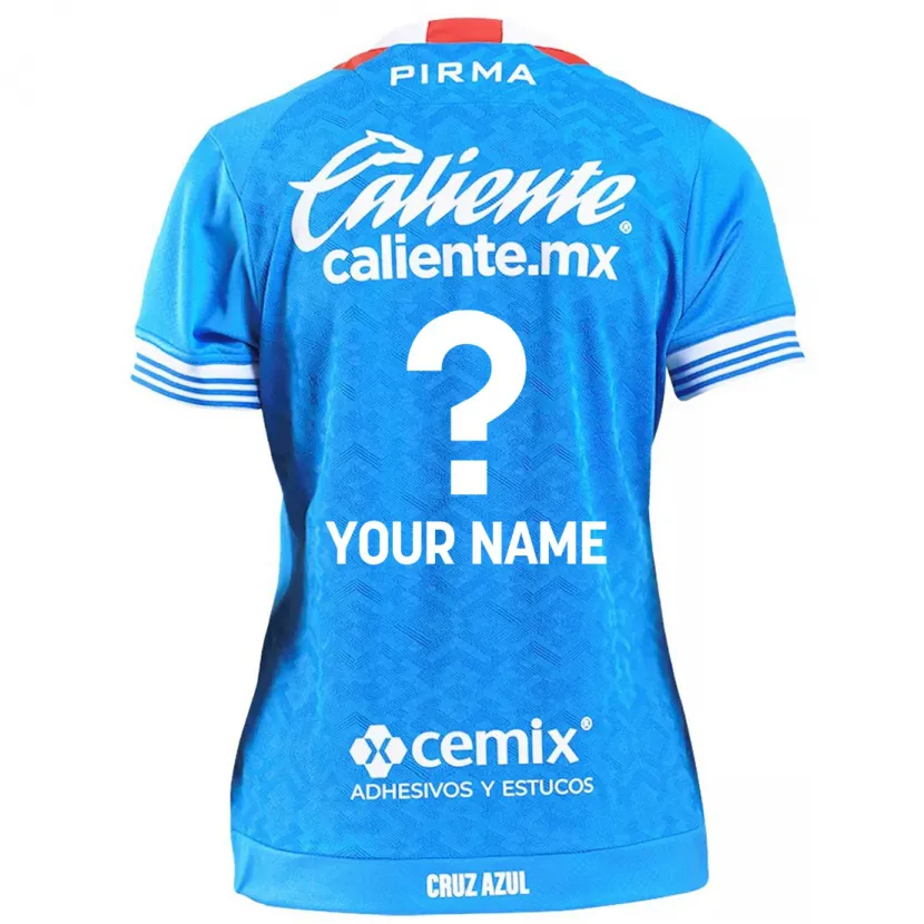 Danxen Niño Camiseta Su Nombre #0 Cielo Azul 1ª Equipación 2024/25 La Camisa