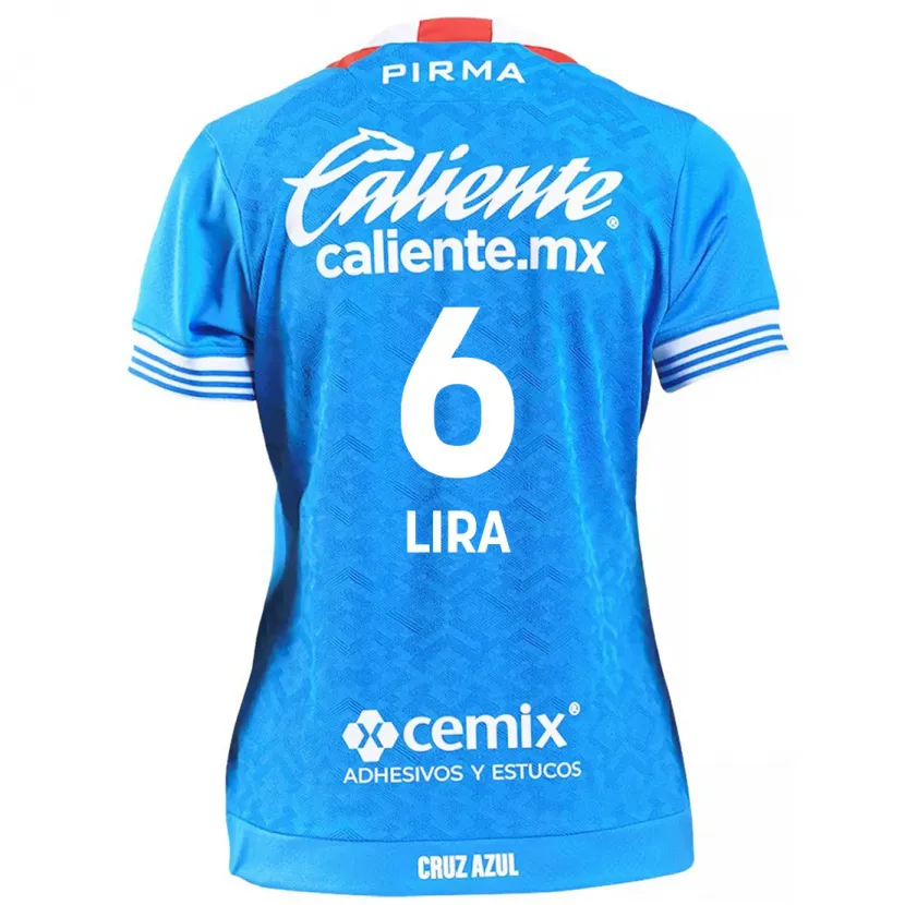 Danxen Niño Camiseta Érik Lira #6 Cielo Azul 1ª Equipación 2024/25 La Camisa