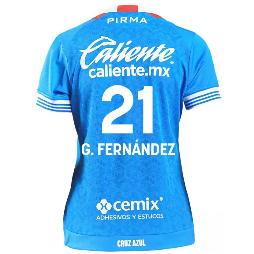 Danxen Niño Camiseta Gabriel Fernández #21 Cielo Azul 1ª Equipación 2024/25 La Camisa