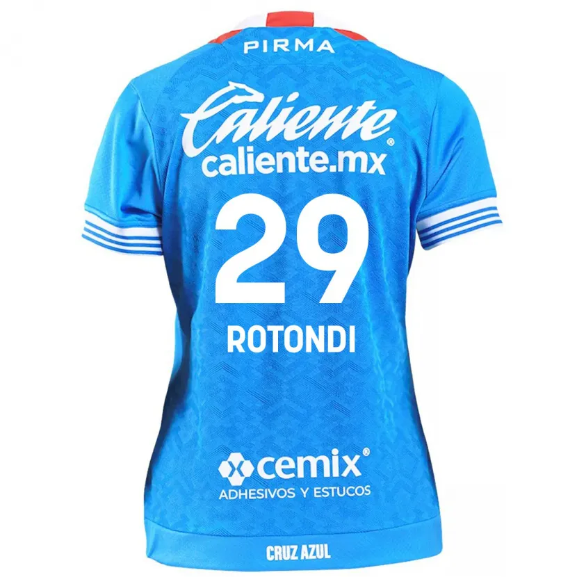 Danxen Niño Camiseta Carlos Rotondi #29 Cielo Azul 1ª Equipación 2024/25 La Camisa