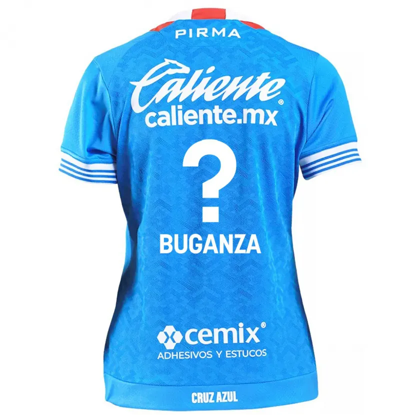 Danxen Niño Camiseta Franco Buganza #0 Cielo Azul 1ª Equipación 2024/25 La Camisa