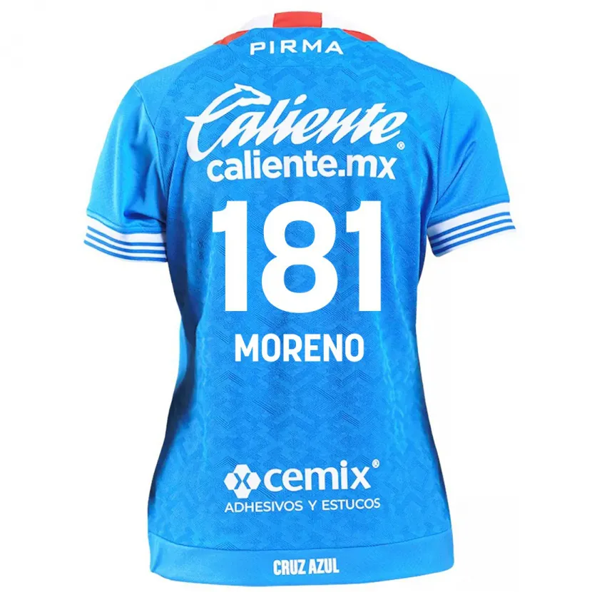 Danxen Niño Camiseta Roberto Moreno #181 Cielo Azul 1ª Equipación 2024/25 La Camisa