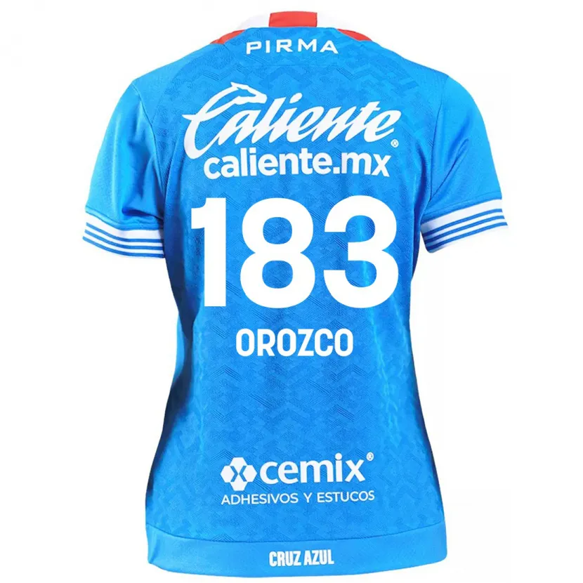 Danxen Niño Camiseta Fabrizzio Orozco #183 Cielo Azul 1ª Equipación 2024/25 La Camisa