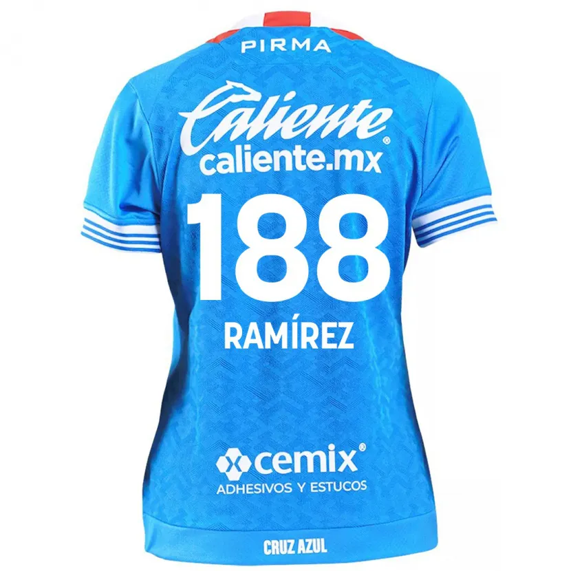 Danxen Niño Camiseta Diego Ramírez #188 Cielo Azul 1ª Equipación 2024/25 La Camisa