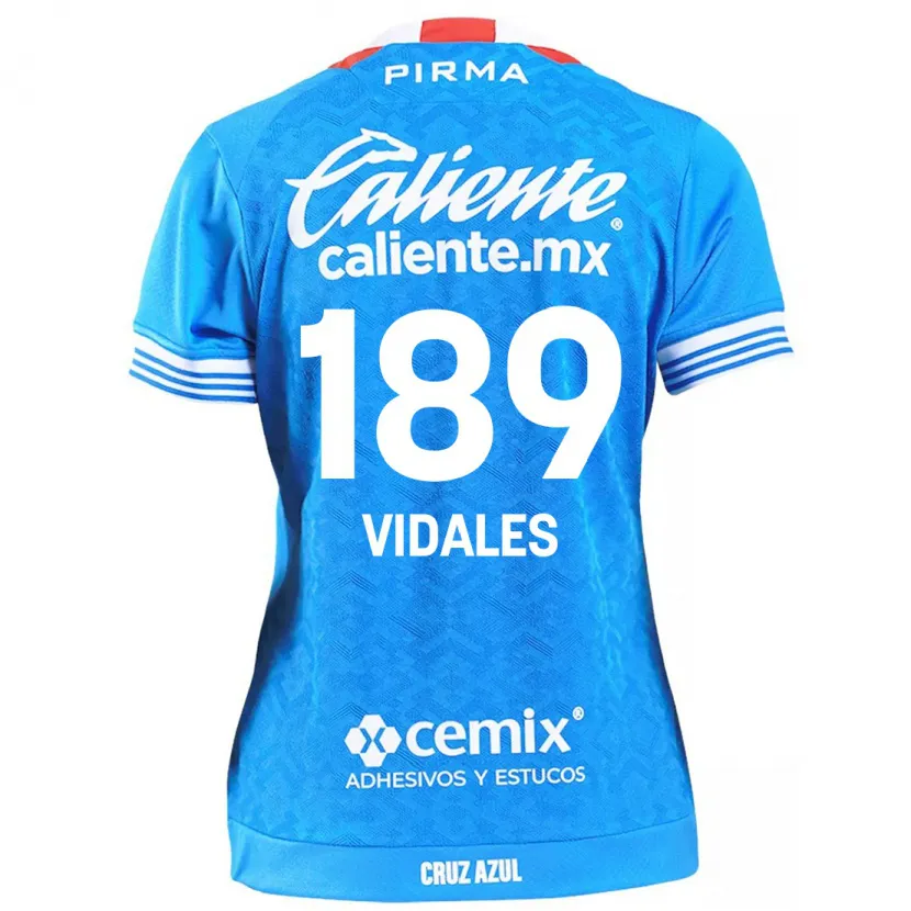 Danxen Niño Camiseta Álvaro Vidales #189 Cielo Azul 1ª Equipación 2024/25 La Camisa