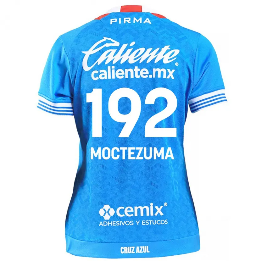 Danxen Niño Camiseta Brayan Moctezuma #192 Cielo Azul 1ª Equipación 2024/25 La Camisa