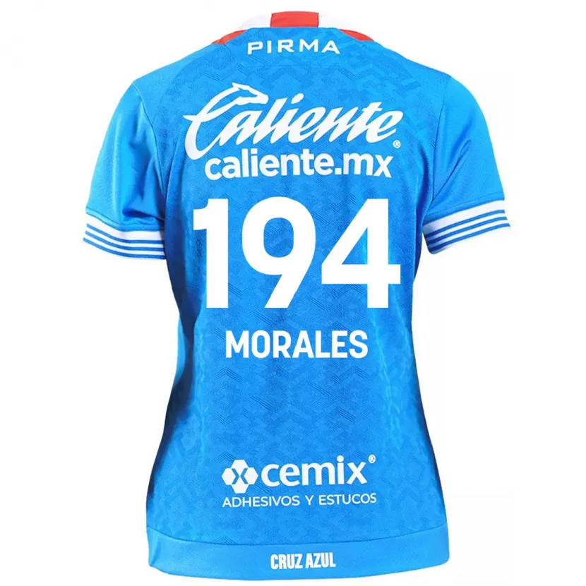 Danxen Niño Camiseta Amaury Morales #194 Cielo Azul 1ª Equipación 2024/25 La Camisa