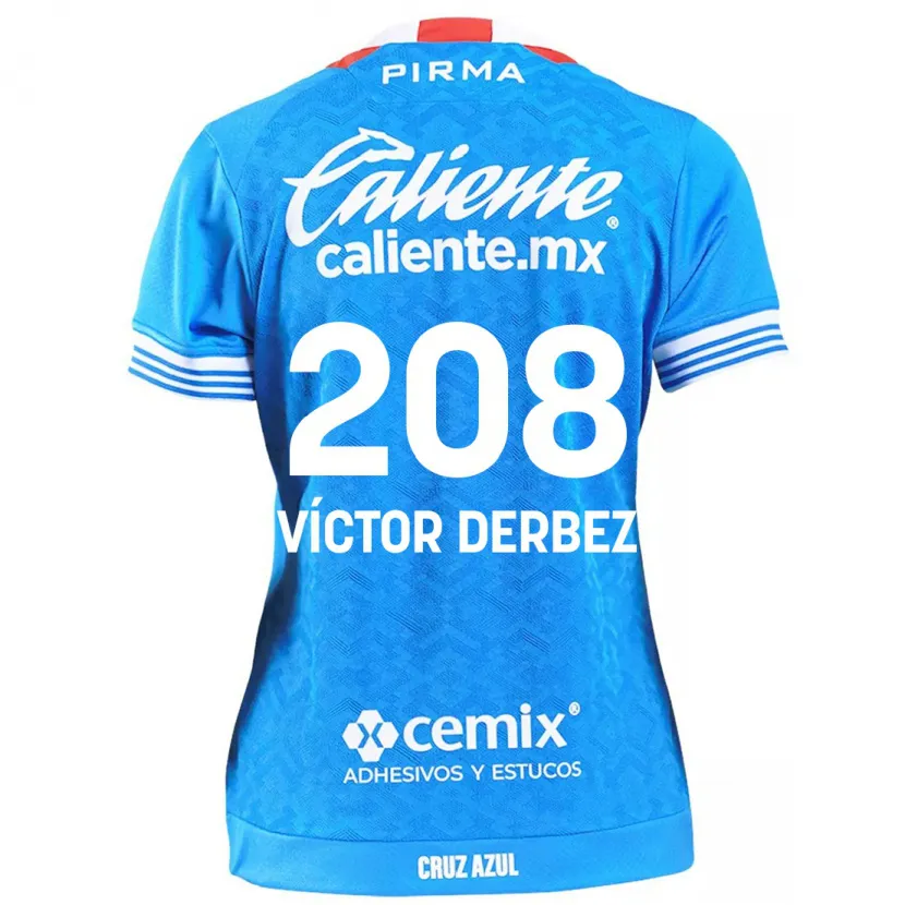 Danxen Niño Camiseta Louis Víctor Derbez #208 Cielo Azul 1ª Equipación 2024/25 La Camisa