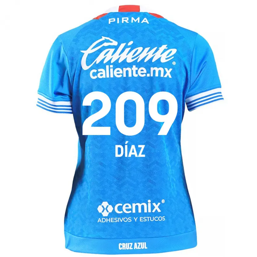 Danxen Niño Camiseta Josué Díaz #209 Cielo Azul 1ª Equipación 2024/25 La Camisa