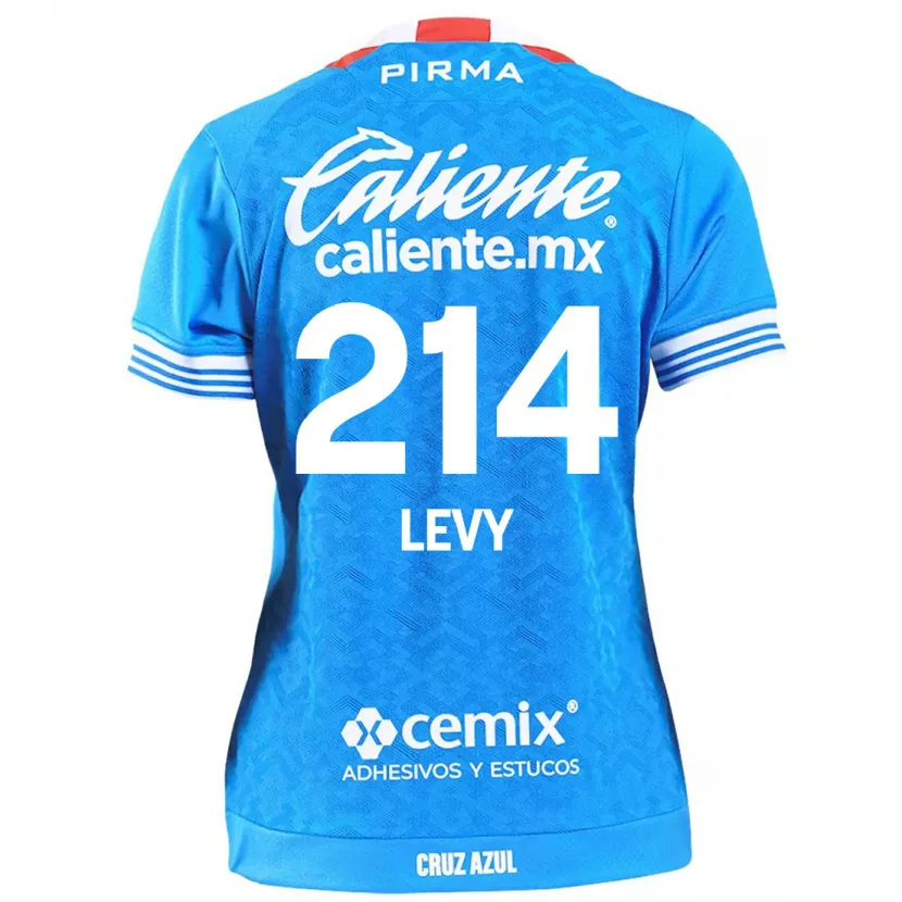 Danxen Niño Camiseta Mateo Levy #214 Cielo Azul 1ª Equipación 2024/25 La Camisa