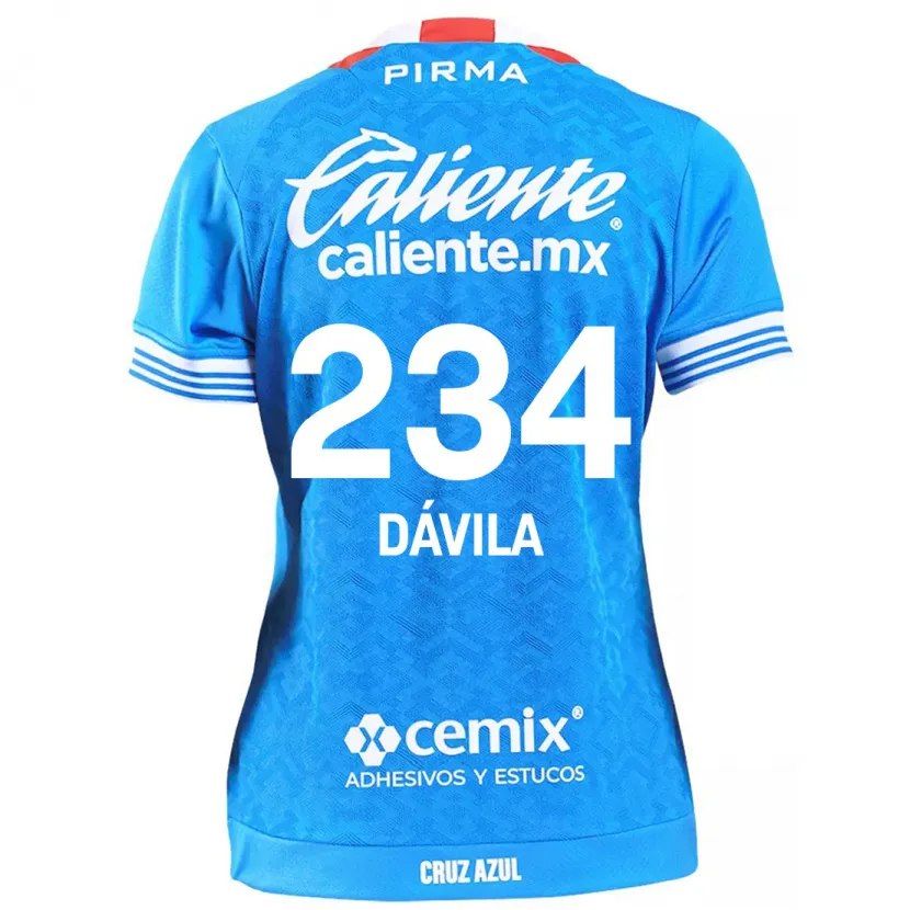 Danxen Niño Camiseta Emilio Dávila #234 Cielo Azul 1ª Equipación 2024/25 La Camisa