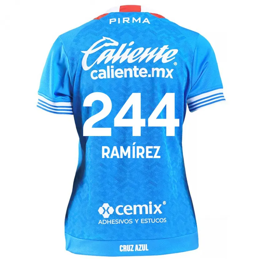 Danxen Niño Camiseta Nicolás Ramírez #244 Cielo Azul 1ª Equipación 2024/25 La Camisa