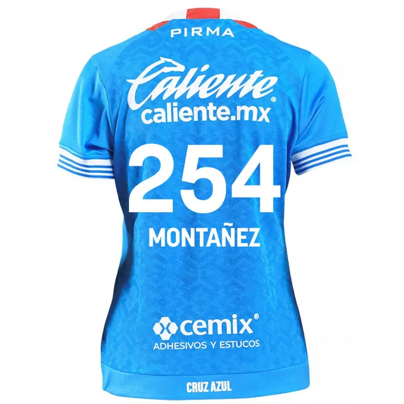 Danxen Niño Camiseta Humberto Montañez #254 Cielo Azul 1ª Equipación 2024/25 La Camisa