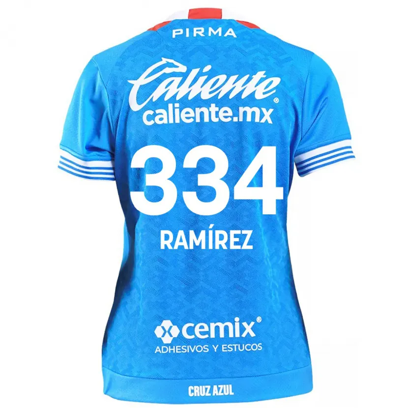 Danxen Niño Camiseta Mauricio Ramírez #334 Cielo Azul 1ª Equipación 2024/25 La Camisa