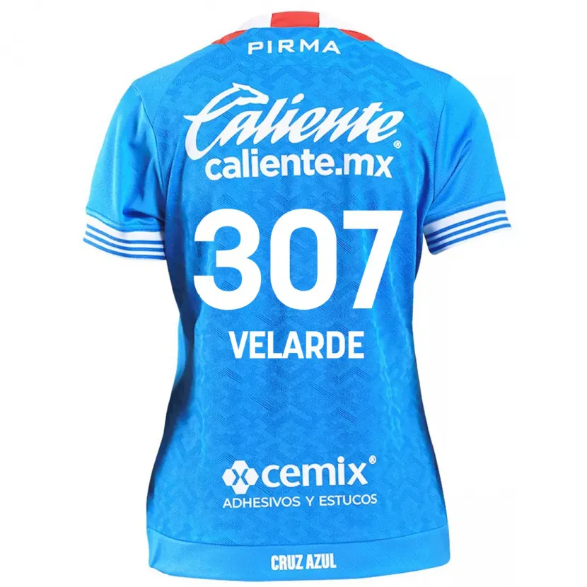 Danxen Niño Camiseta Juan Velarde #307 Cielo Azul 1ª Equipación 2024/25 La Camisa