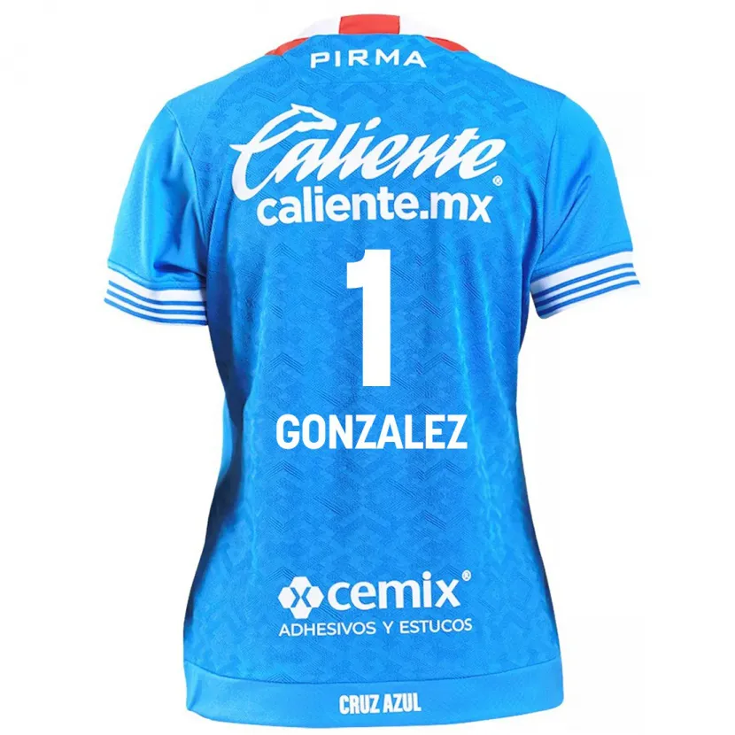 Danxen Niño Camiseta Itzayana Gonzalez #1 Cielo Azul 1ª Equipación 2024/25 La Camisa