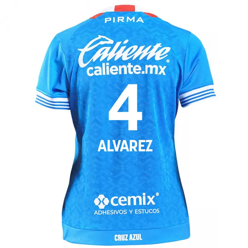 Danxen Niño Camiseta Gabriela Alvarez #4 Cielo Azul 1ª Equipación 2024/25 La Camisa