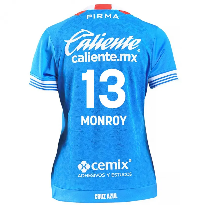 Danxen Niño Camiseta Daniela Monroy #13 Cielo Azul 1ª Equipación 2024/25 La Camisa