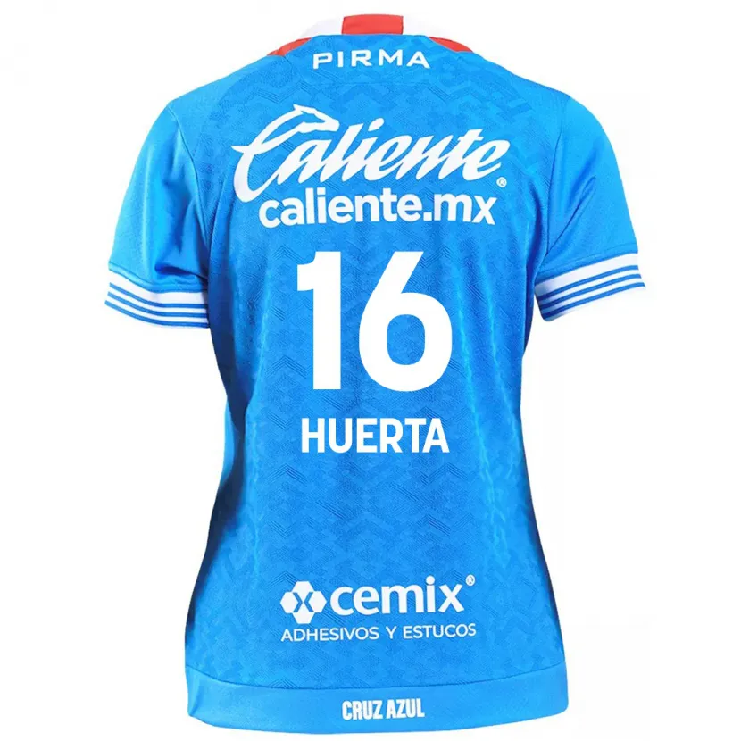 Danxen Niño Camiseta Ana Gabriela Huerta #16 Cielo Azul 1ª Equipación 2024/25 La Camisa