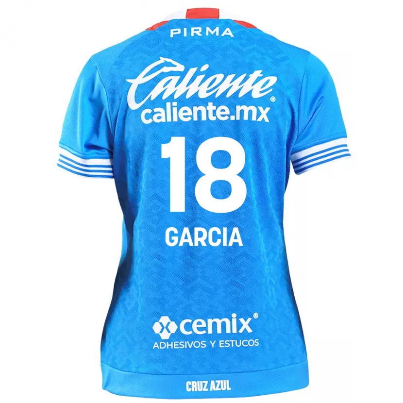 Danxen Niño Camiseta Diana Garcia #18 Cielo Azul 1ª Equipación 2024/25 La Camisa