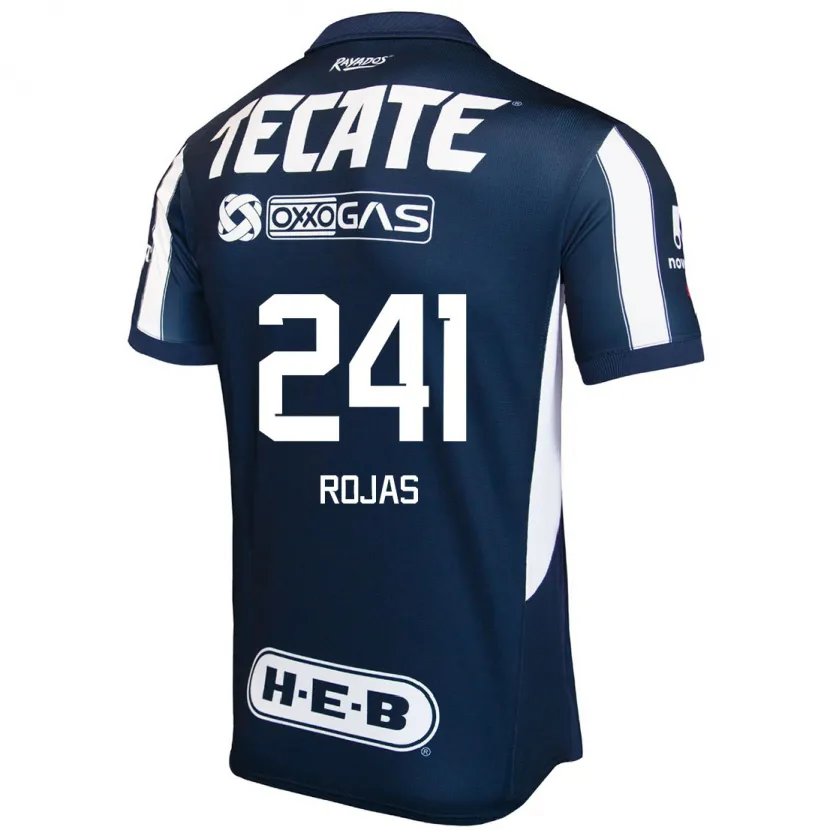 Danxen Niño Camiseta Luis Rojas #241 Azul Rojo Blanco 1ª Equipación 2024/25 La Camisa